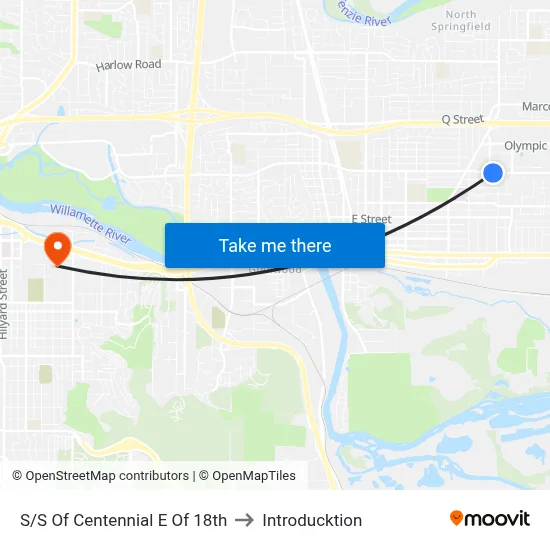 S/S Of Centennial E Of 18th to Introducktion map