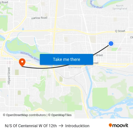 N/S Of Centennial W Of 12th to Introducktion map