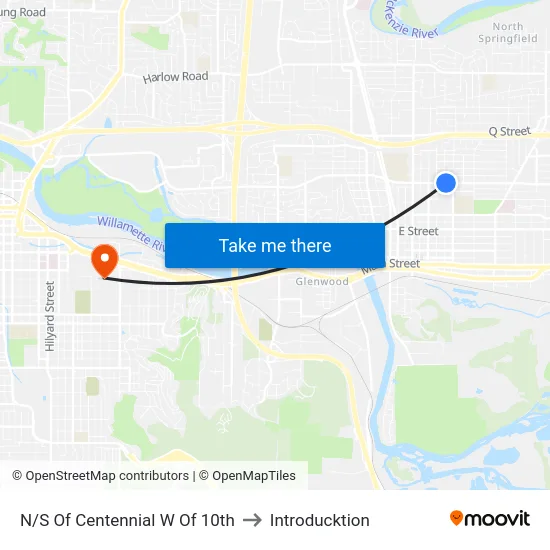 N/S Of Centennial W Of 10th to Introducktion map