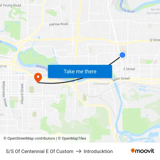 S/S Of Centennial E Of Custom to Introducktion map