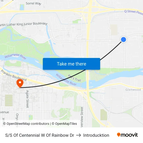 S/S Of Centennial W Of Rainbow Dr to Introducktion map