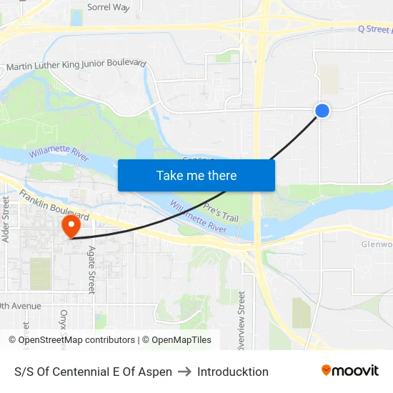 S/S Of Centennial E Of Aspen to Introducktion map