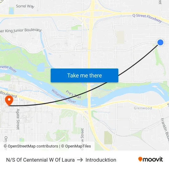 N/S Of Centennial W Of Laura to Introducktion map