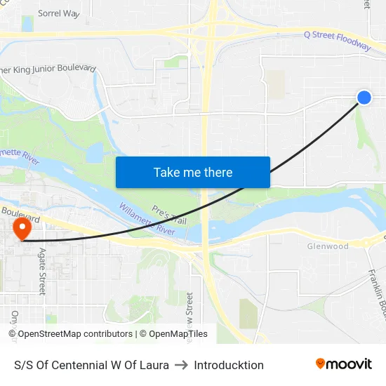 S/S Of Centennial W Of Laura to Introducktion map