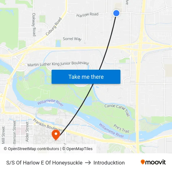 S/S Of Harlow E Of Honeysuckle to Introducktion map