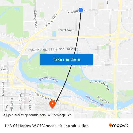 N/S Of Harlow W Of Vincent to Introducktion map