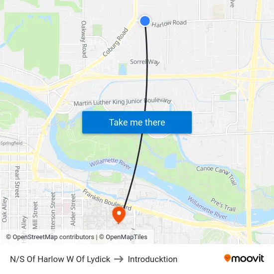 N/S Of Harlow W Of Lydick to Introducktion map