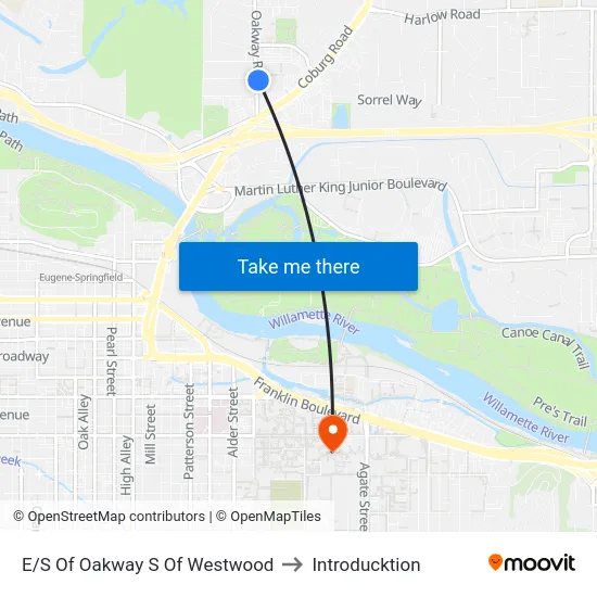 E/S Of Oakway S Of Westwood to Introducktion map