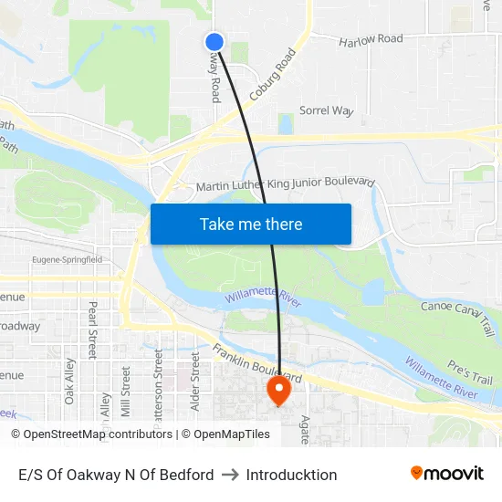 E/S Of Oakway N Of Bedford to Introducktion map