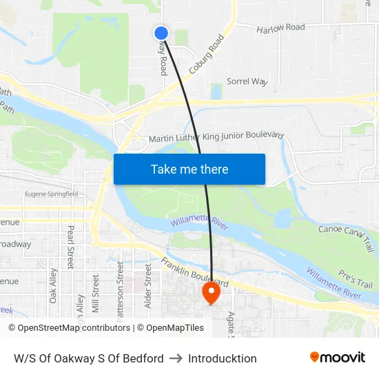 W/S Of Oakway S Of Bedford to Introducktion map