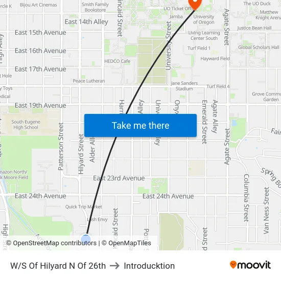 W/S Of Hilyard N Of 26th to Introducktion map