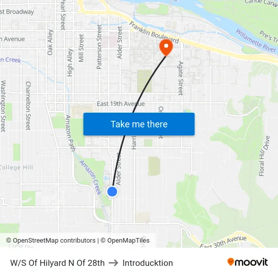 W/S Of Hilyard N Of 28th to Introducktion map
