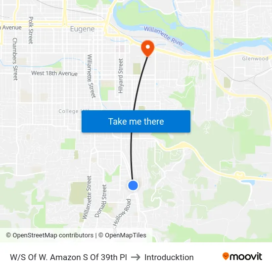 W/S Of W. Amazon S Of 39th Pl to Introducktion map