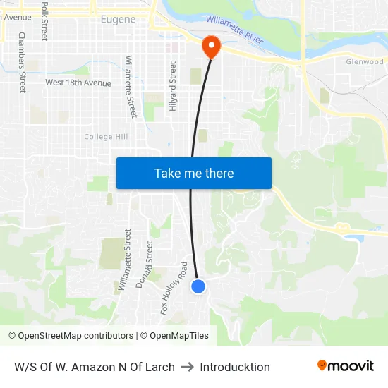 W/S Of W. Amazon N Of Larch to Introducktion map