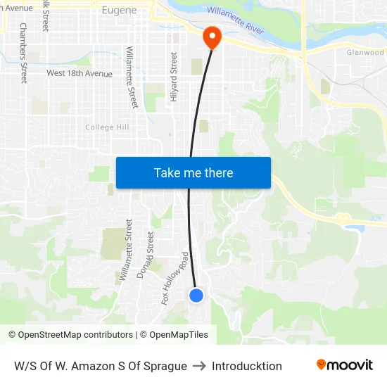 W/S Of W. Amazon S Of Sprague to Introducktion map