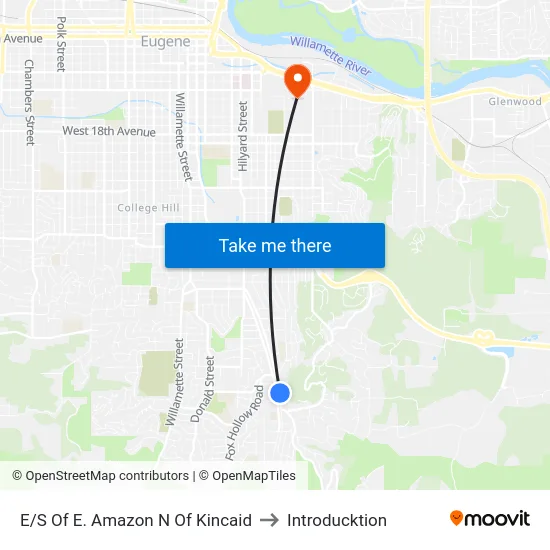E/S Of E. Amazon N Of Kincaid to Introducktion map