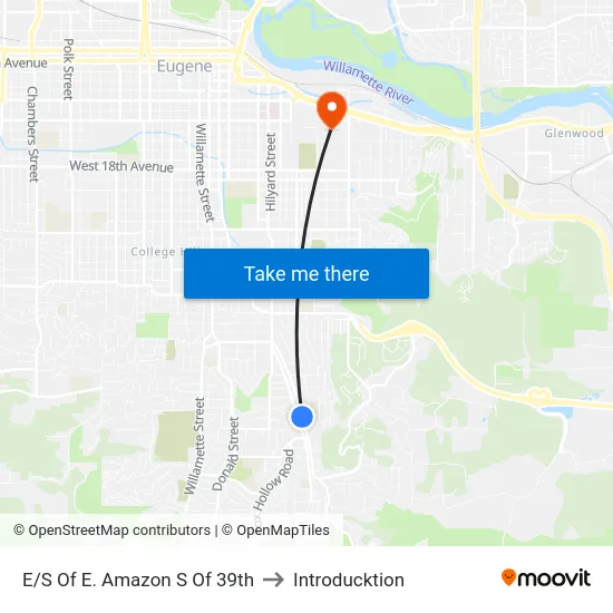 E/S Of E. Amazon S Of 39th to Introducktion map