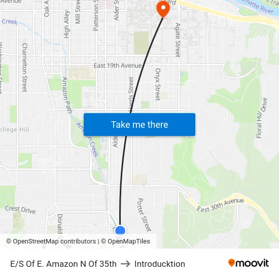 E/S Of E. Amazon N Of 35th to Introducktion map
