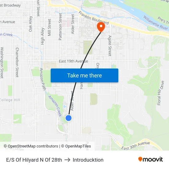 E/S Of Hilyard N Of 28th to Introducktion map