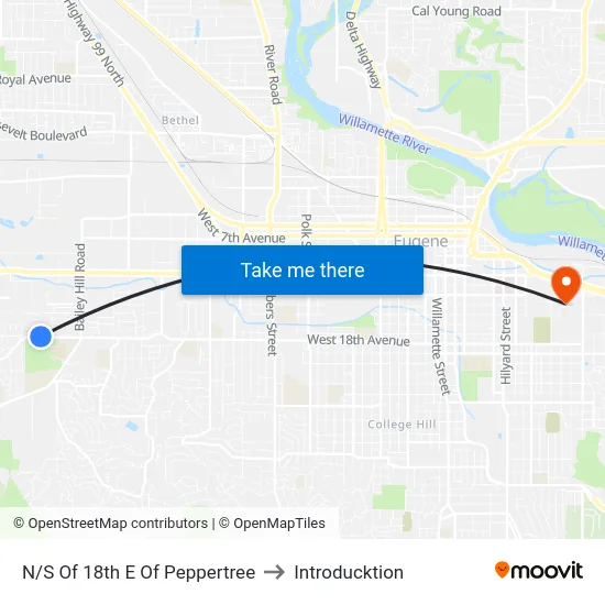N/S Of 18th E Of Peppertree to Introducktion map