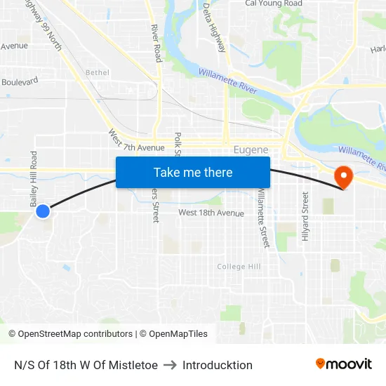 N/S Of 18th W Of Mistletoe to Introducktion map