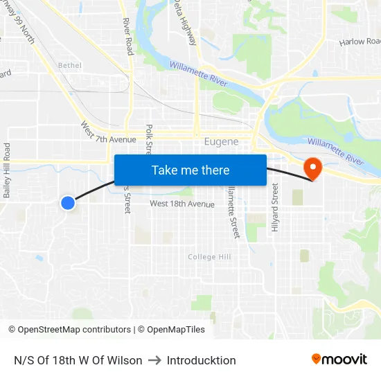 N/S Of 18th W Of Wilson to Introducktion map