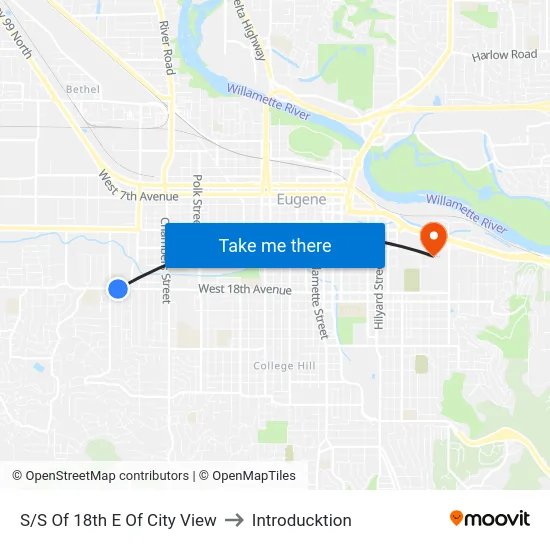 S/S Of 18th E Of City View to Introducktion map