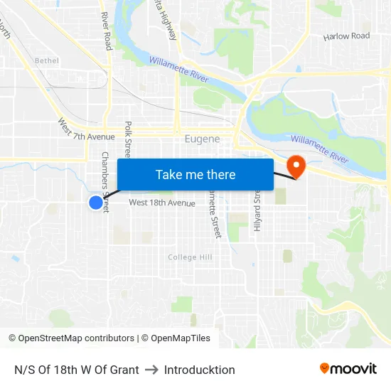N/S Of 18th W Of Grant to Introducktion map