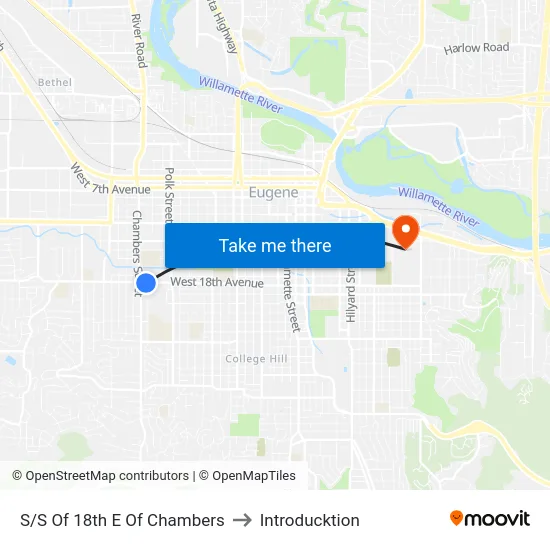 S/S Of 18th E Of Chambers to Introducktion map