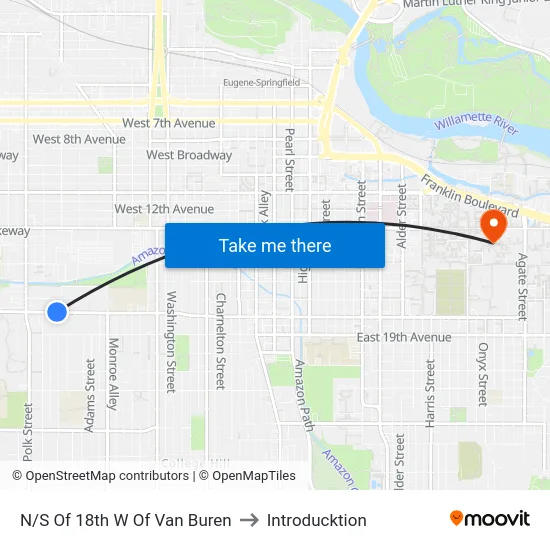 N/S Of 18th W Of Van Buren to Introducktion map