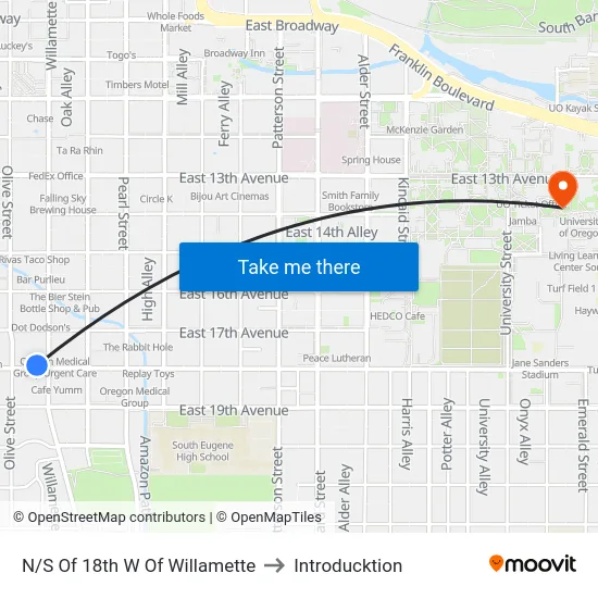 N/S Of 18th W Of Willamette to Introducktion map