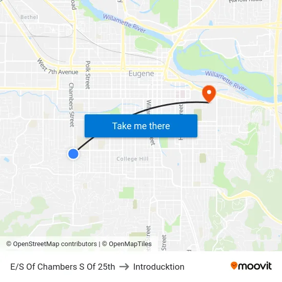 E/S Of Chambers S Of 25th to Introducktion map