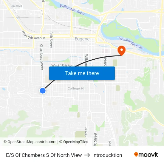 E/S Of Chambers S Of North View to Introducktion map
