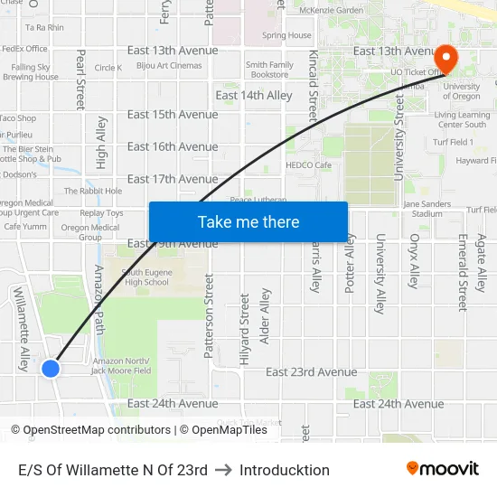 E/S Of Willamette N Of 23rd to Introducktion map