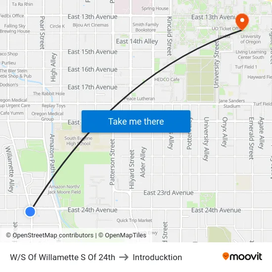 W/S Of Willamette S Of 24th to Introducktion map