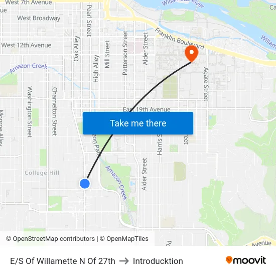 E/S Of Willamette N Of 27th to Introducktion map