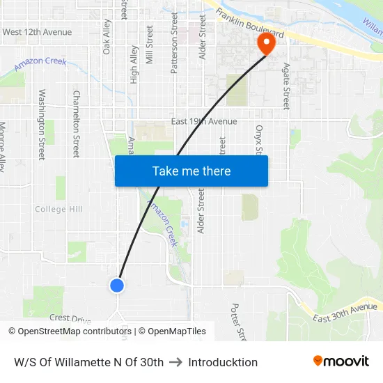 W/S Of Willamette N Of 30th to Introducktion map