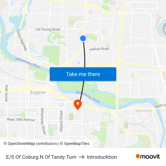E/S Of Coburg N Of Tandy Turn to Introducktion map