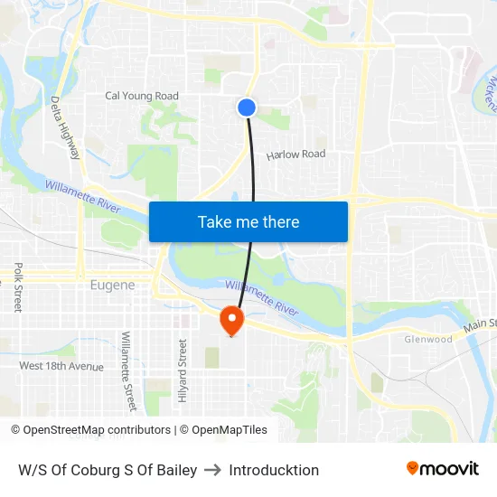 W/S Of Coburg S Of Bailey to Introducktion map