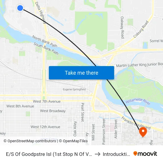 E/S Of Goodpstre Isl (1st Stop N Of Vrdr) to Introducktion map