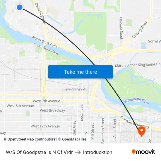 W/S Of Goodpstre Is N Of Vrdr to Introducktion map