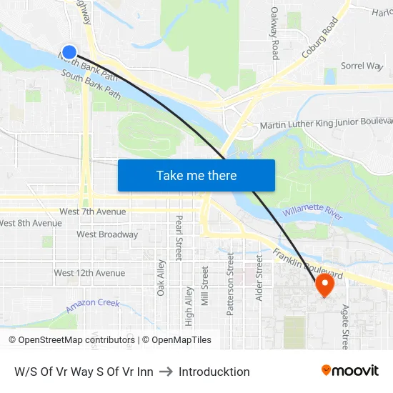 W/S Of Vr Way S Of Vr Inn to Introducktion map
