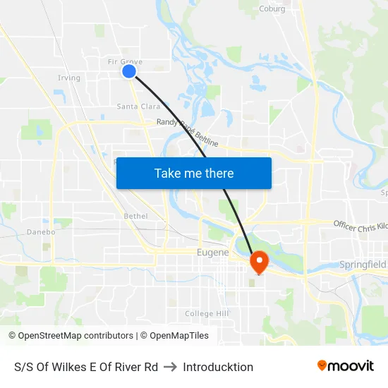 S/S Of Wilkes E Of River Rd to Introducktion map