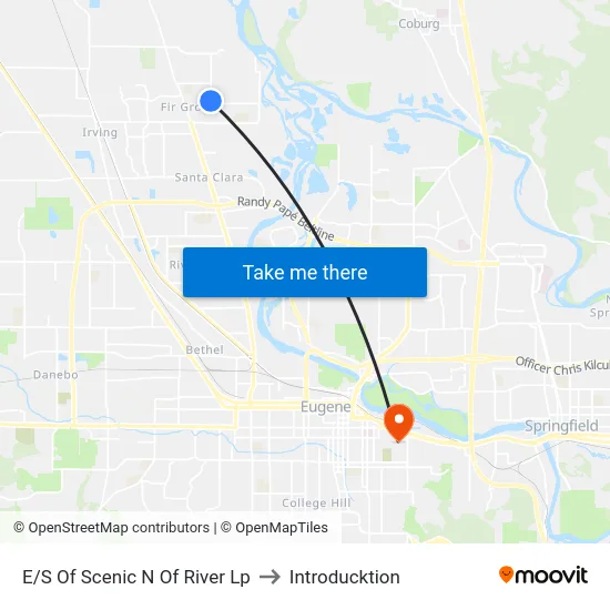 E/S Of Scenic N Of River Lp to Introducktion map