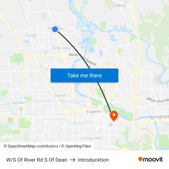 W/S Of River Rd S Of Dean to Introducktion map
