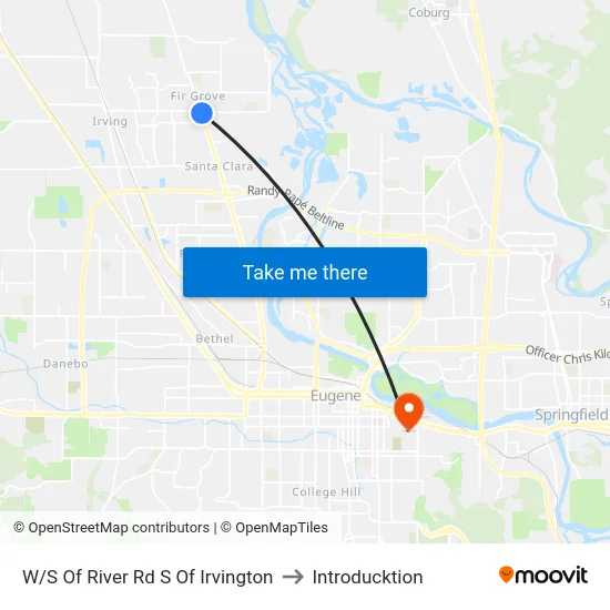W/S Of River Rd S Of Irvington to Introducktion map