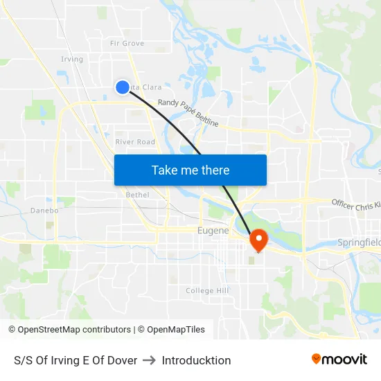 S/S Of Irving E Of Dover to Introducktion map
