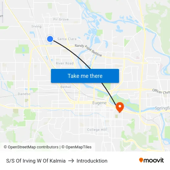 S/S Of Irving W Of Kalmia to Introducktion map