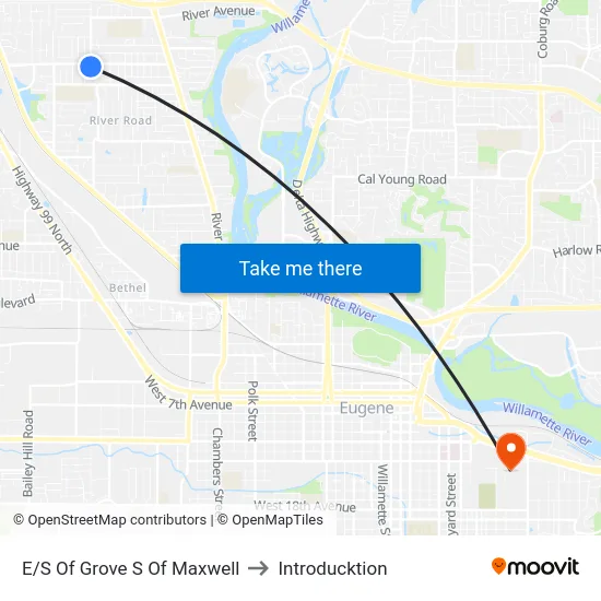 E/S Of Grove S Of Maxwell to Introducktion map