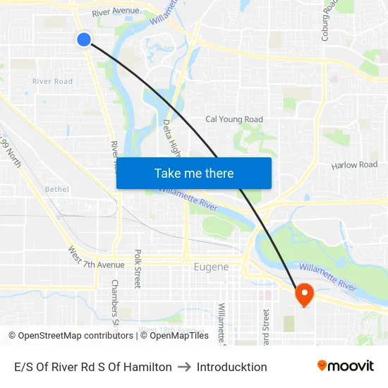 E/S Of River Rd S Of Hamilton to Introducktion map